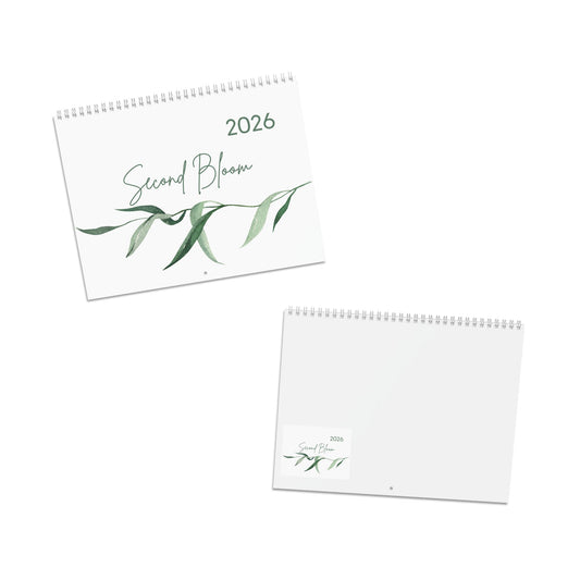 2026 Wall Calendar - Elegant greenery design