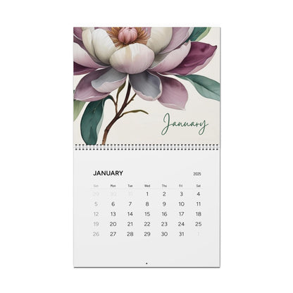 Stylish floral art wall calendar for 2026